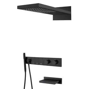 Встраиваемая душевая система  Boheme ZODIAC 133-2-B черный