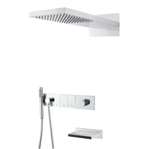 Встраиваемая  душевая система  Boheme ZODIAC 132-2-CR хром