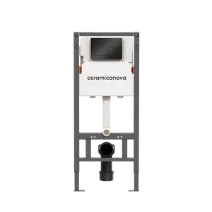 Система инсталляции для унитазов CERAMICANOVA Balance с кнопкой смыва Square, с креплениями