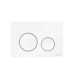 Кнопка смыва CERAMICANOVA Balance, клавиши Circle, цвет белый глянцевый, арт. CN12-001W