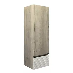 COMFORTY. Шкаф-колонна "Страсбург-35" дуб дымчатый