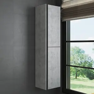 COMFORTY. Шкаф-колонна "Эдинбург-40" бетон светлый