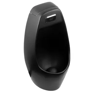 Подвесной черный матовый сенсорный писсуар Gid Q9504bm