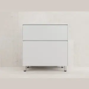 Тумба напольная Style line  "ЛИМА" эмаль, с раковиной LINE , 2 ящ., PLUS, белый матовый