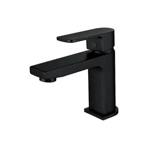 Смеситель для раковины ACWEN FT810021MB черный матовый на 1 воду