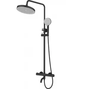 Душевая стойка  ESBANO CELINE (DS-MB) черный матовый