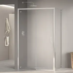 Душевой уголок RGW PA-177 (RGW PA-017 + Z-050-2) прозрачное/хром