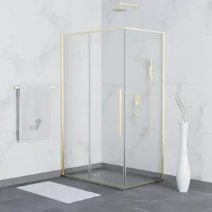Душевой уголок RGW SV-42G прозрачное/золото