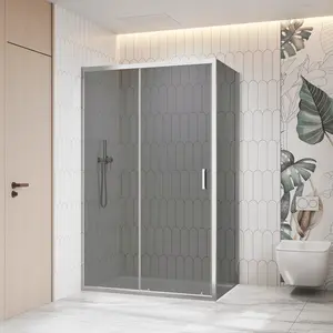 Душевой уголок RGW CL-133 (CL-13 + Z-03) тонированное/хром