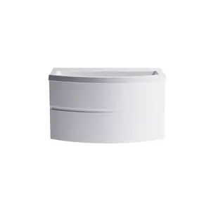 Тумба подвесная с  раковиной Astra-Form Венеция 2.0 с 2 ящиками  белый матовый