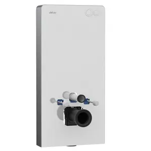 Инсталляционный модуль внешнего монтажа ABBER AC0107MW для подвесного унитаза, белый