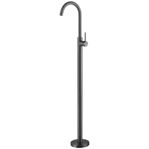 Смеситель ABBER Wasser Kreis AF8141NG напольный для раковины, никель