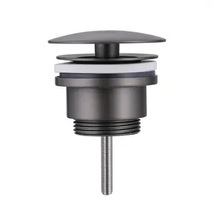 Донный клапан ABBER AF0012NG без перелива, фиксированный, никель