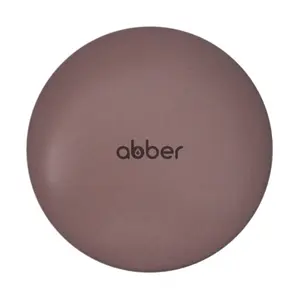 Накладка на слив для раковины ABBER AC0014MC коричневая матовая, керамика