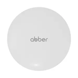 Накладка на слив для раковины ABBER AC0014MW белая матовая, керамика