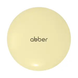 Накладка на слив для раковины ABBER AC0014MY желтая матовая, керамика