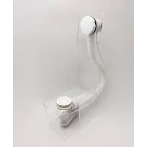 Слив перелив п/автомат Vega V55R 60см WHITE глянец эко