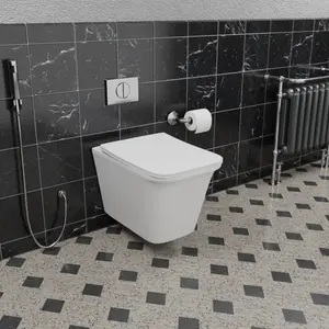 Унитаз подвесной CeramaLux 2622E безободковый