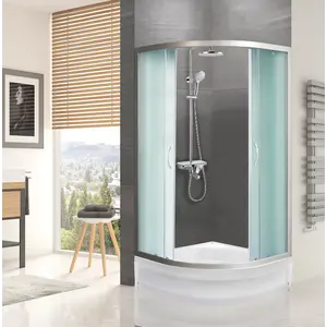 Душевое ограждение River DON МТ 90х90х170 без поддона матовое стекло