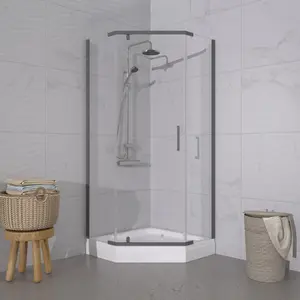 Душевое ограждение  Triton "ДЕКА-ГРАФИТ"