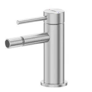 Смеситель ABBER Wasser Kreis 316 AF8124BST для биде, сталь брашированная