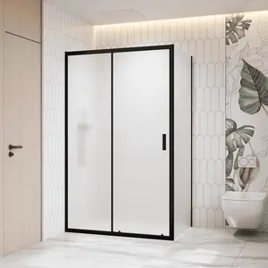 Душевой уголок RGW CL-133B (CL-13B + Z-03B) рифленое/черный