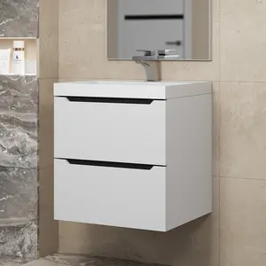 Тумба  подвесная Uperwood Tanos NEW  белая/графит