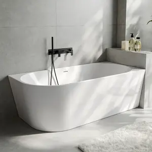 Акриловая ванна ABBER AB9502-1.4 L белая