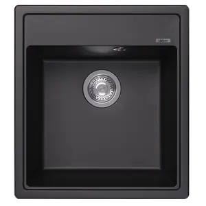 Кухонная мойка ABBER Quarz AQ2901B черная