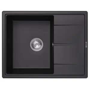 Кухонная мойка ABBER Quarz AQ2903B черная