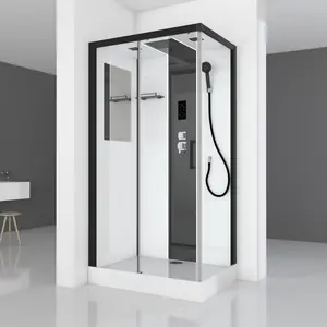 Душевая кабина  Black&White G8800 80х110см прямоугольная