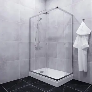 Душевое ограждение Triton "ВЕНТА-ХРОМ" , низкий поддон