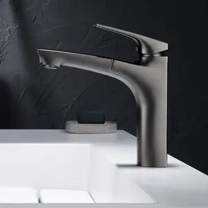 Смеситель для раковины Black&White UK7901MG