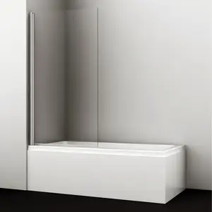 Стеклянная шторка WasserKRAFT Berkel 48P01 прозрачное/хром