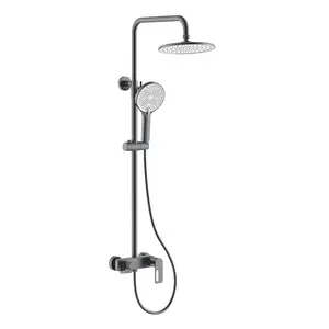 Душевая стойка Black & White GL-9102-GM