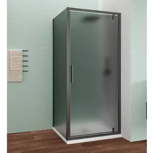 Душевой уголок ACWEN 17555Grr/16555Grr , матовое/графит 90х80/100х90