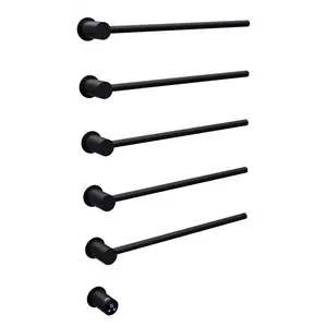 Полотенцесушитель электрический ABBER Charme AH4005MB черный матовый