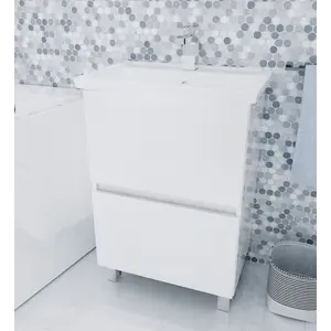 Тумба напольная без раковины 1Marka Aris 2 ящика