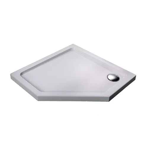 Душевые ограждения: Поддон для душа трапеция Black&White P-10  100х100 1 в магазине Акватория