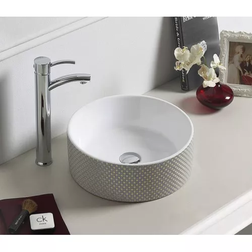 Санфаянс: Раковина накладная круглая CeramaLux  NC 78308/78310 1 в магазине Акватория