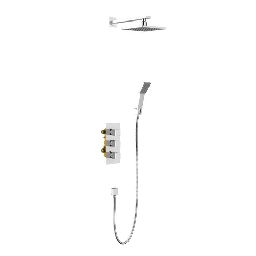 Душевые системы: Душевая система встроенная с термостатом Timo Tetra-thermo SX-0179 1 в магазине Акватория