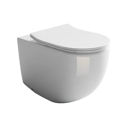 Санфаянс: Напольный приставной унитаз Ceramica Nova Metropol Rimless CN4004 1 в магазине Акватория