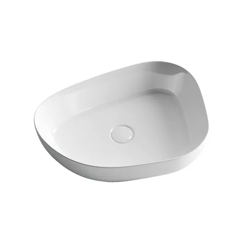 Санфаянс: Умывальник чаша накладная асимметричная Ceramica Nova Element CN5003 1 в магазине Акватория