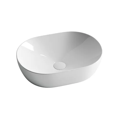 Санфаянс: Умывальник чаша накладная овальная Ceramica Nova Element 1 в магазине Акватория