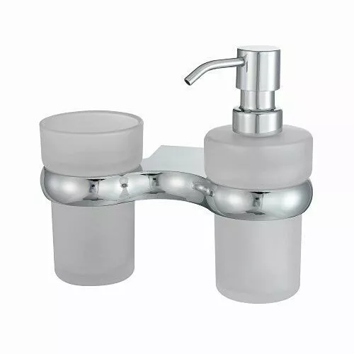 Аксессуары/Комплектующие: Держатель стакана и дозатора WasserKRAFT Berkel K-6800 K-6889 1 в магазине Акватория