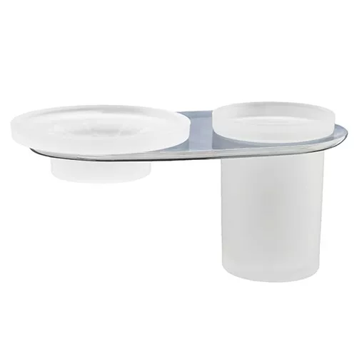 Аксессуары/Комплектующие: Держатель стакана и мыльницы WasserKRAFT Kammel  K-8326 1 в магазине Акватория