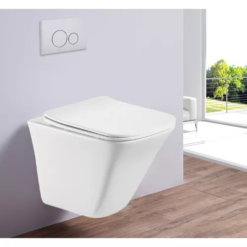 Санфаянс: Унитаз подвесной ESBANO LUCHENA-C (White)500x340x405 1 в магазине Акватория