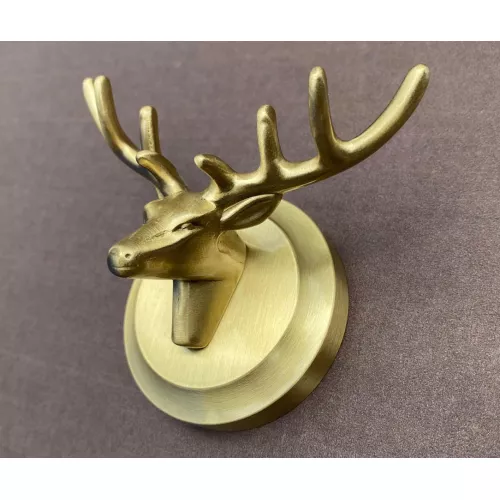 Аксессуары/Комплектующие: Bronze De Luxe Крючок настенный Олень 1 в магазине Акватория