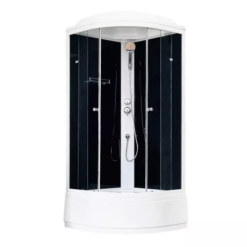 Душевые кабины и сауны: Душевая кабина Royal Bath RB90CK5-BT прозрачное/белый 1 в магазине Акватория