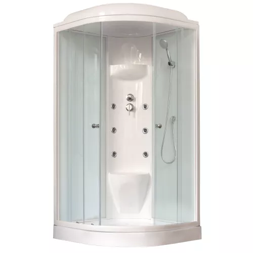 Душевые кабины и сауны: Душевая кабина Royal Bath  RB100HK7-WT, белый/прозрачное 1 в магазине Акватория